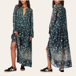 New Free People See It Through Maxi Dress